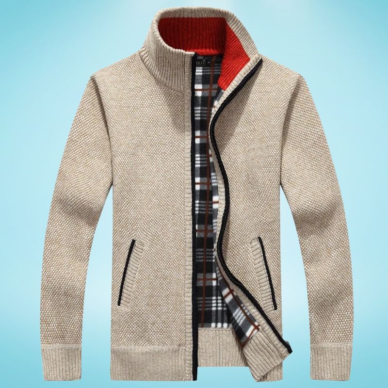 Jorge® | Faux Fleece Zip Up Sweater
