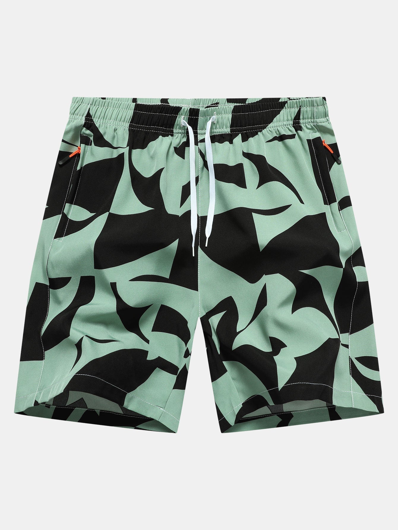 Jonathan® | Color Block Print Zipper Pocket Shorts
