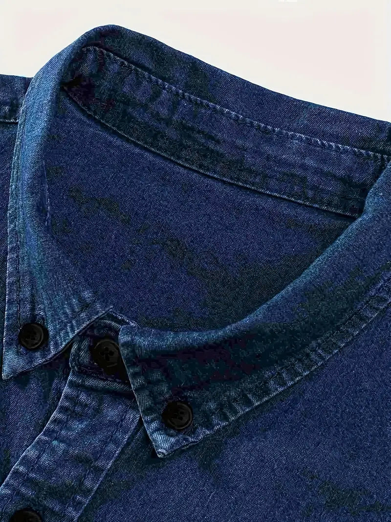 Lou® | Denim Long Sleeve Shirt For Men