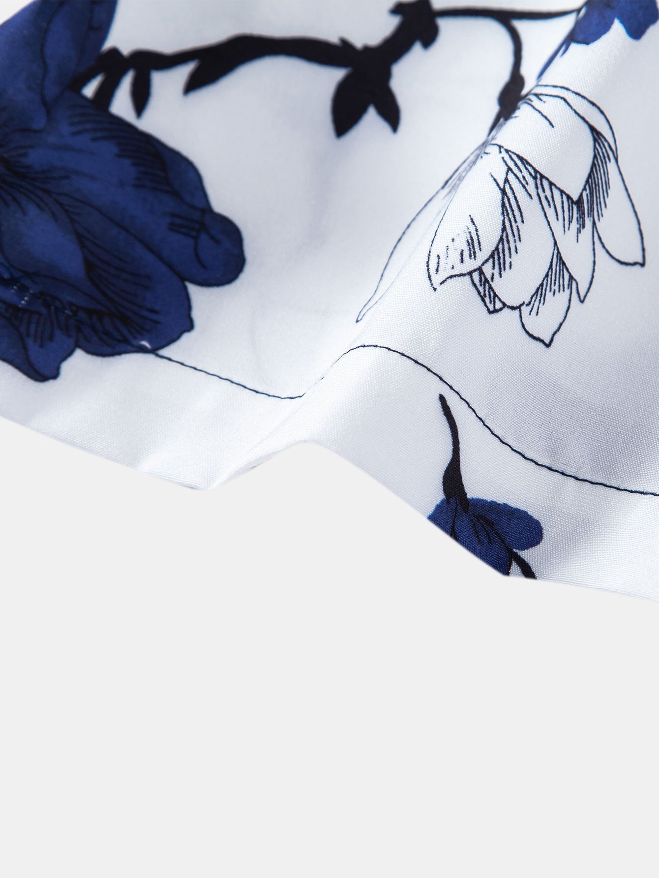 Aurelio® | Floral Patchwork Print Button Up Shirt
