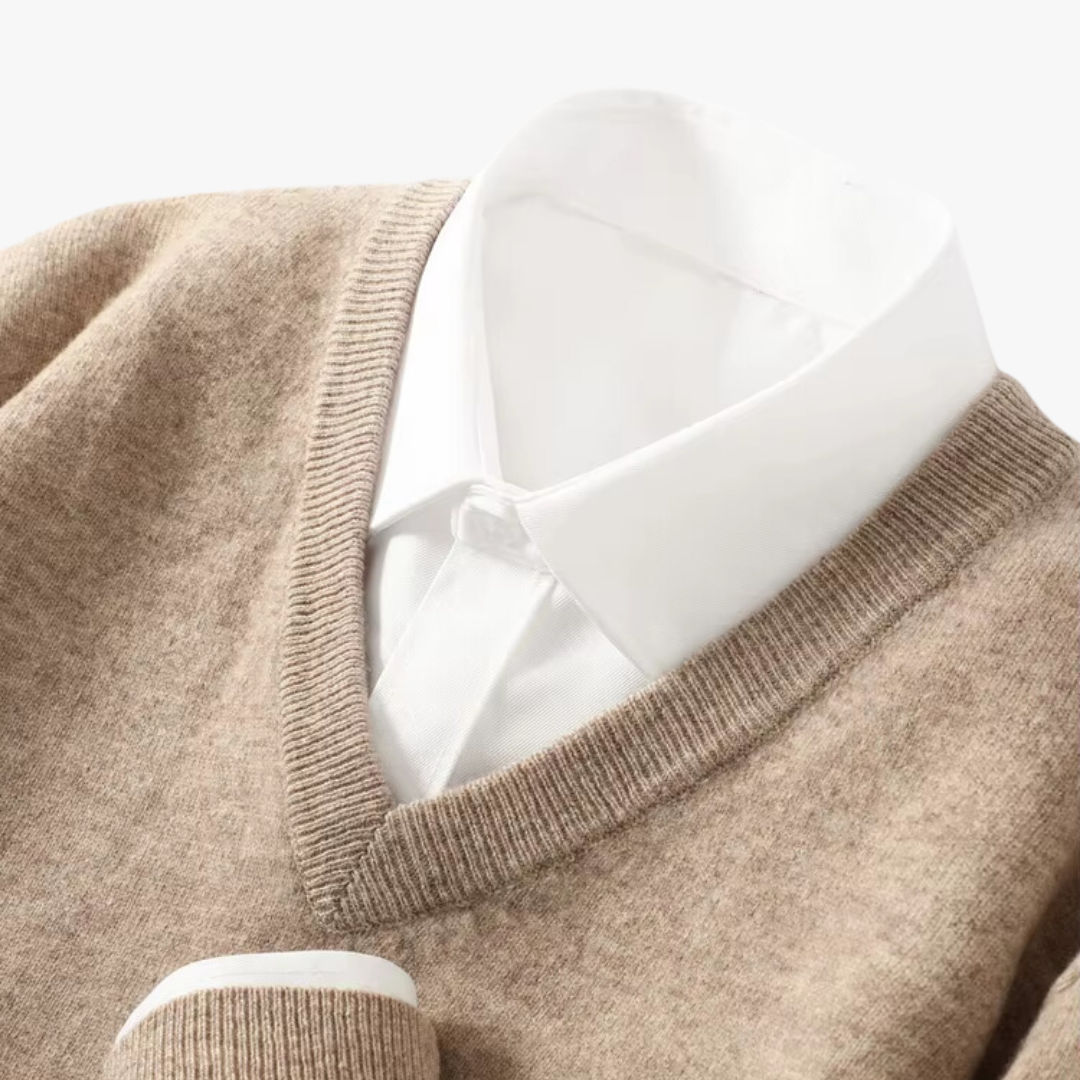 Venancio® | Cashmere V-Neck Pullover
