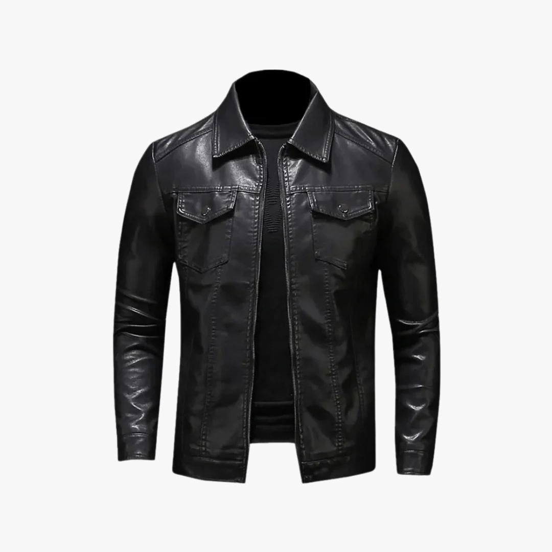 Cole® | Leather Bomber Jacket
