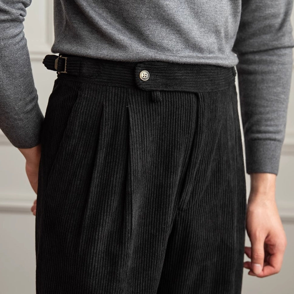 Bezemer® | MV Corduroy Drape Casual Trousers