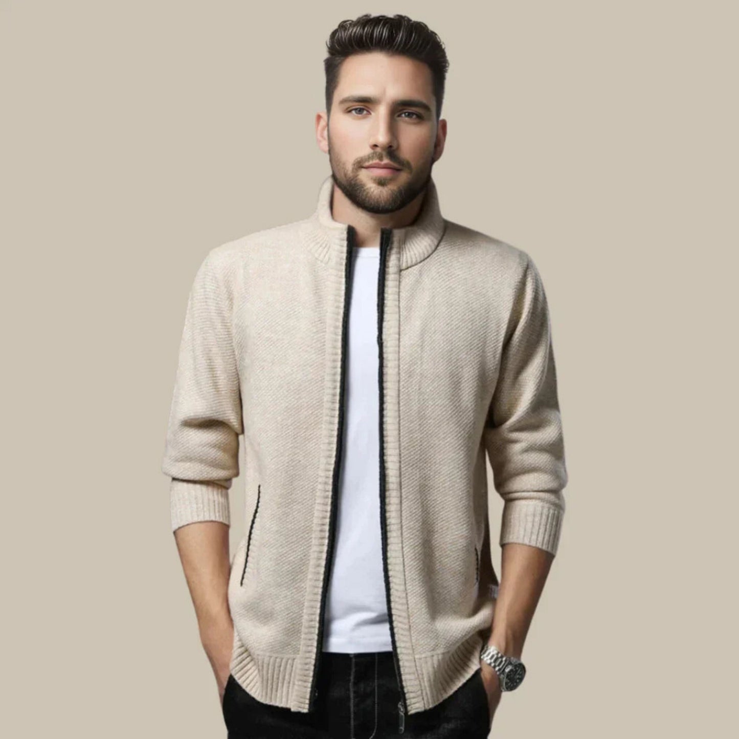 Anthony® | Men's vest with zipper