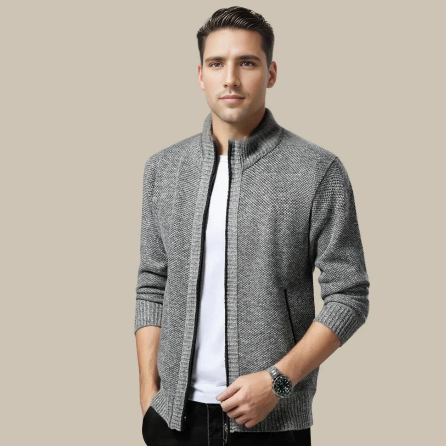 Anthony® | Men's vest with zipper