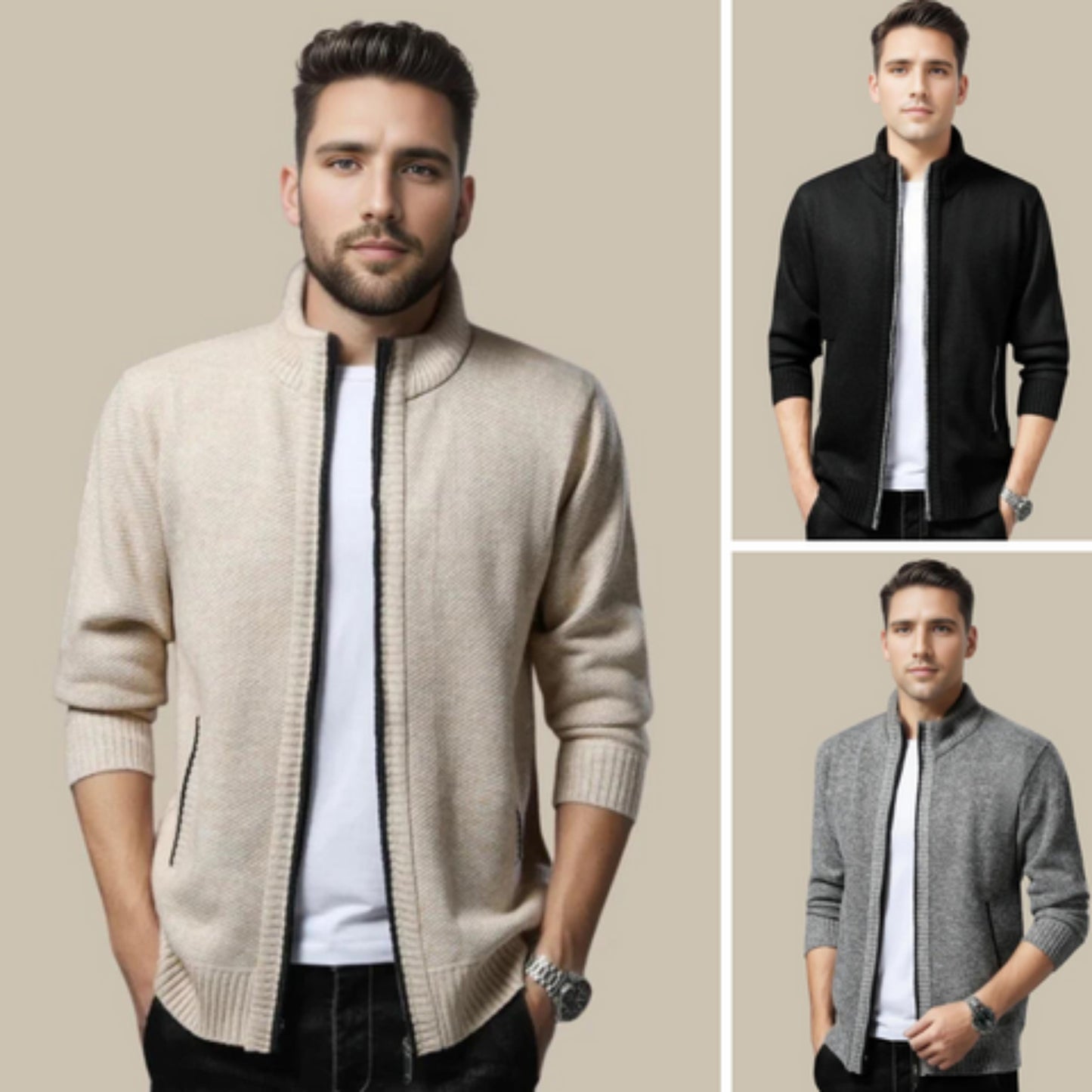 Anthony® | Men's vest with zipper