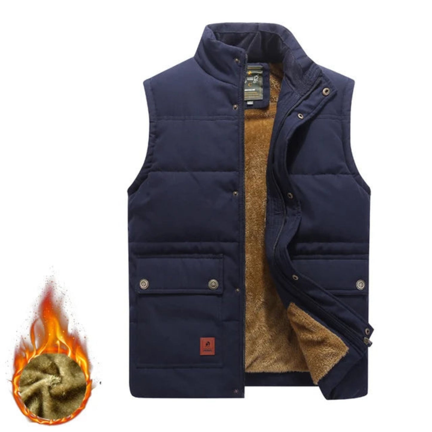 John® | Warm men's vest with zip
