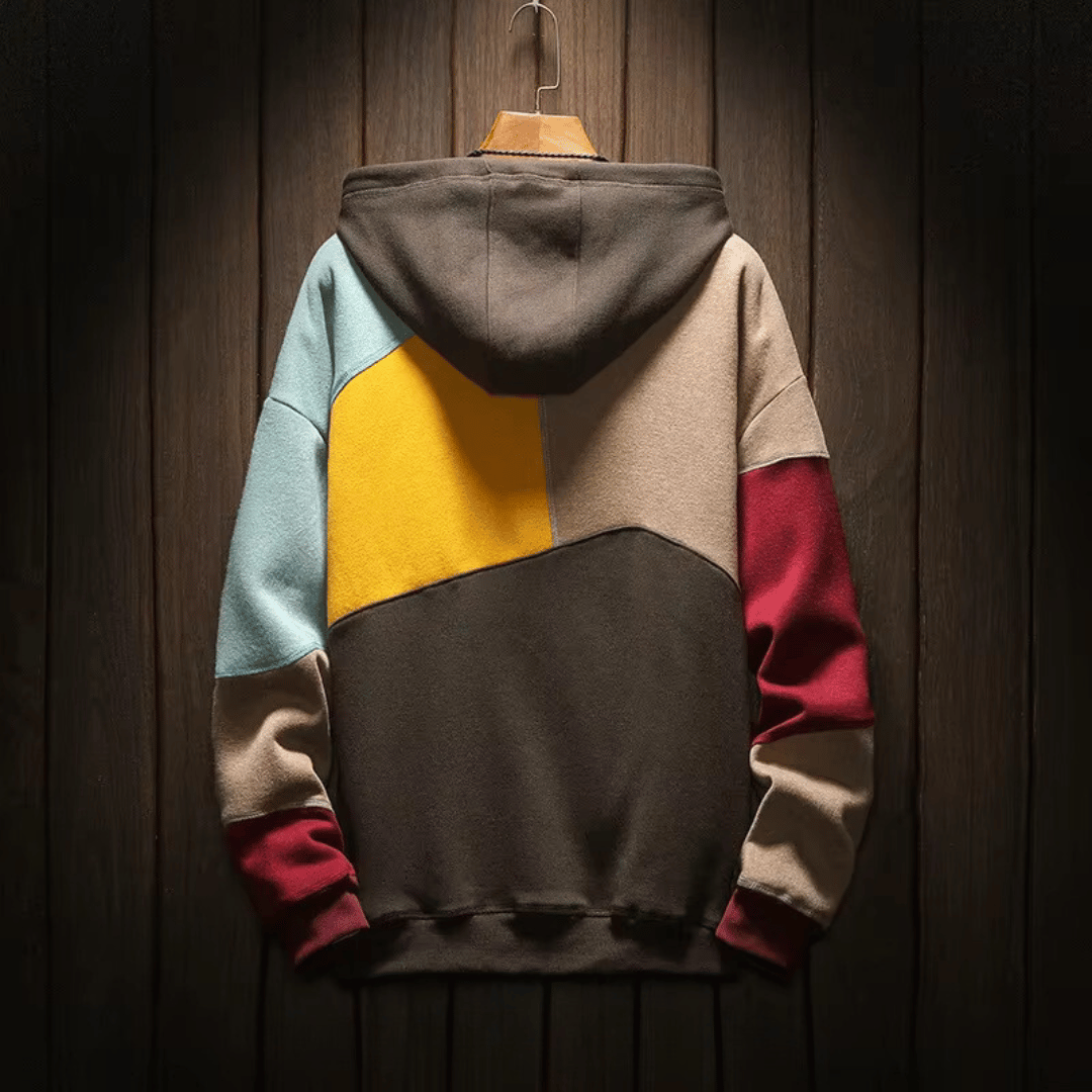 Guillermo® | Oversized Patchwork-Hoodie