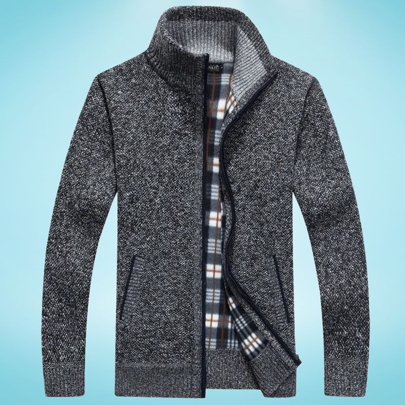 Jorge® | Faux Fleece Zip Up Sweater