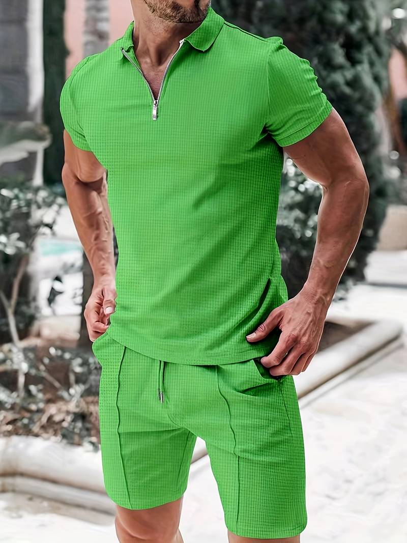 Jason® | Men's Muscular Two-Piece Summer Set