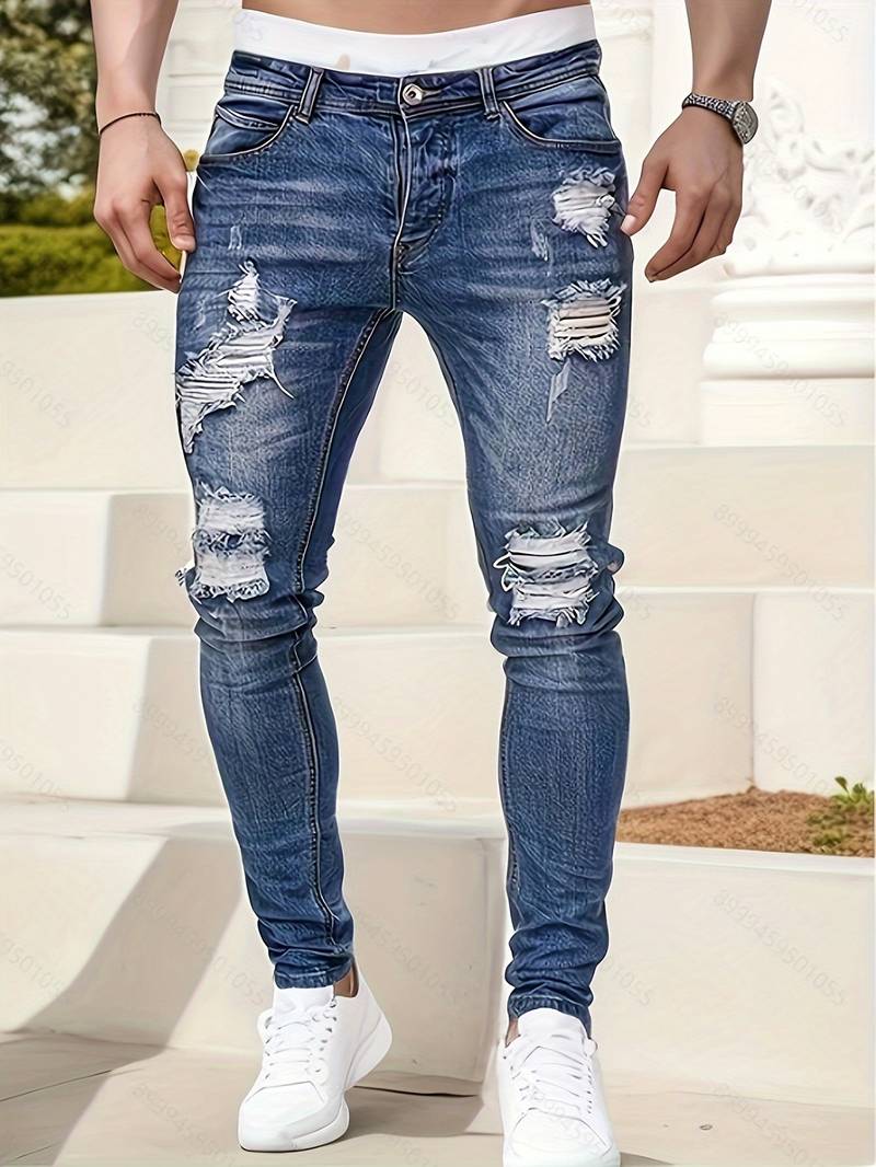Frey® | Slim-Fit Jeans With Casual Rips