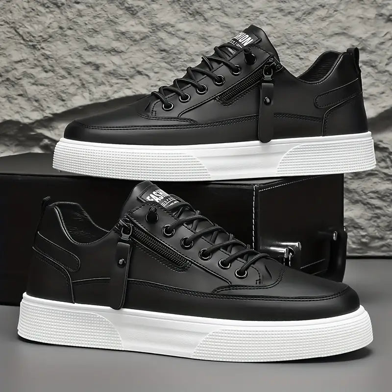 Julian® | Leather Sneakers With Zip Detail