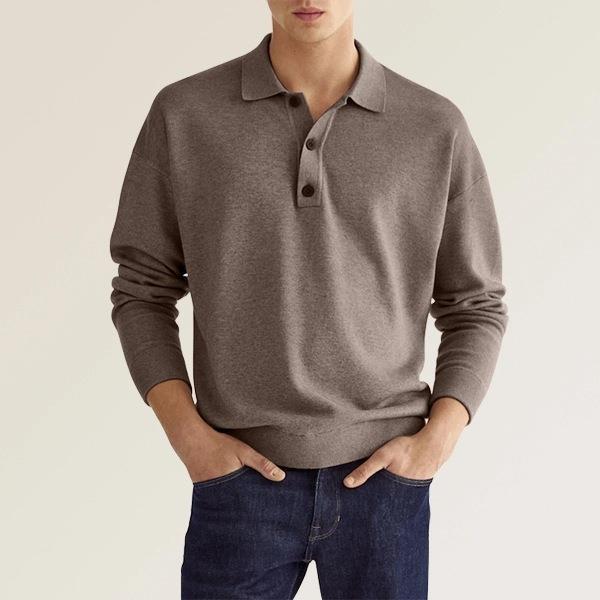 Ricardo® | Refined long-sleeved polo shirt
