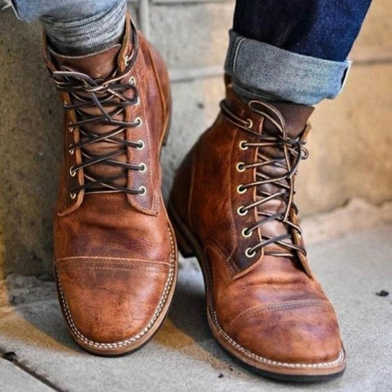 Walker® | Robust Leather Boots For Men