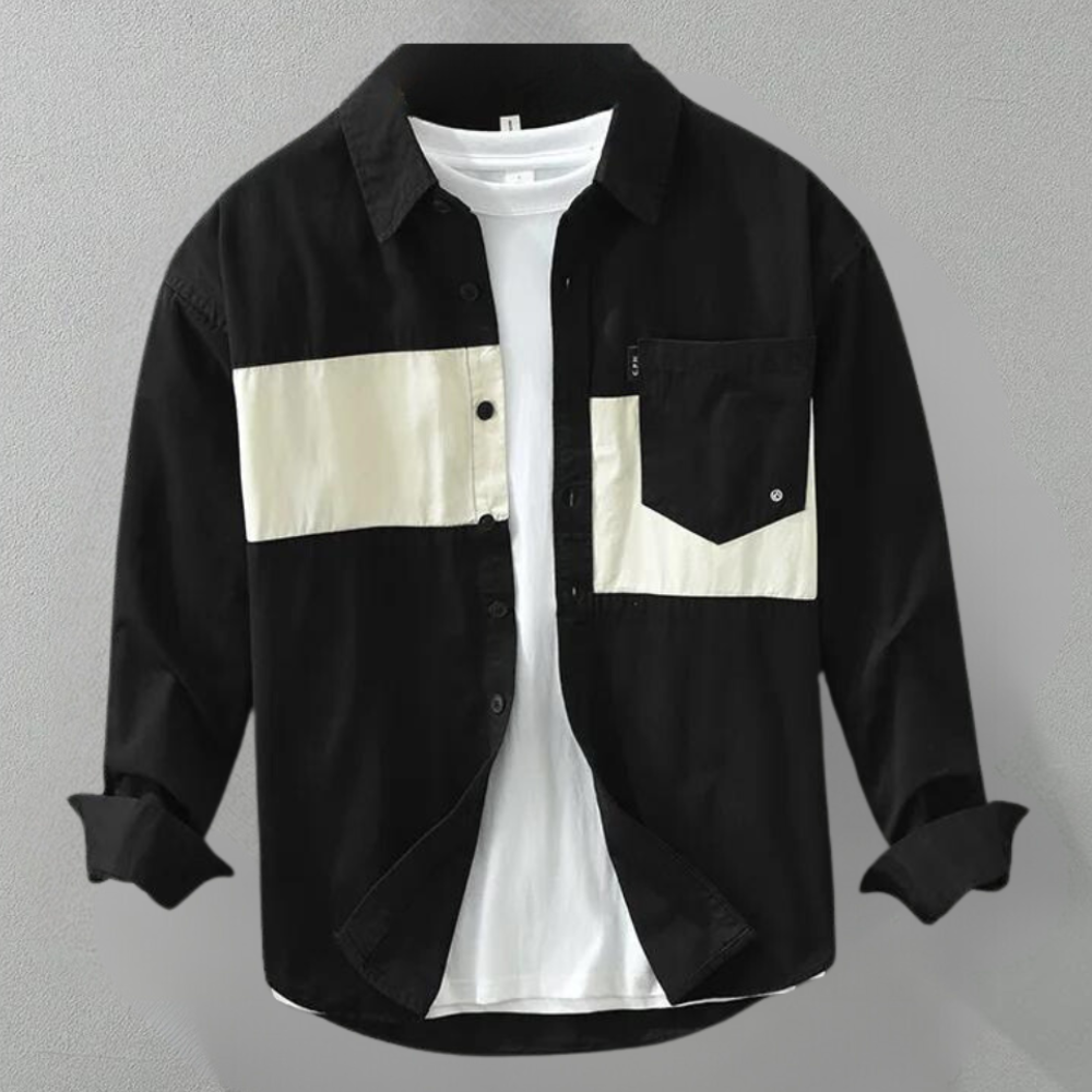 Kai® | Elegance Patchwork Polo T-Shirt For Men