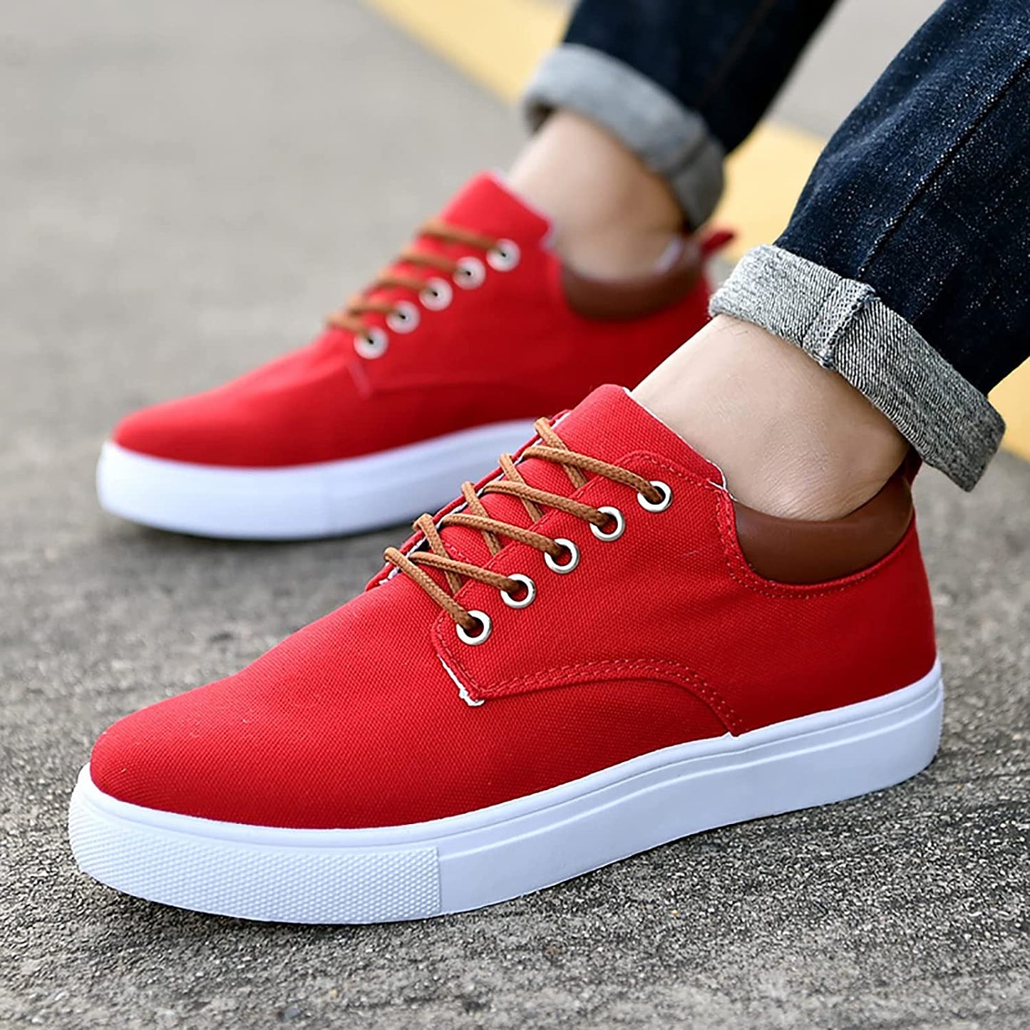 Kameron® | Men'S Sneakers With White Sole