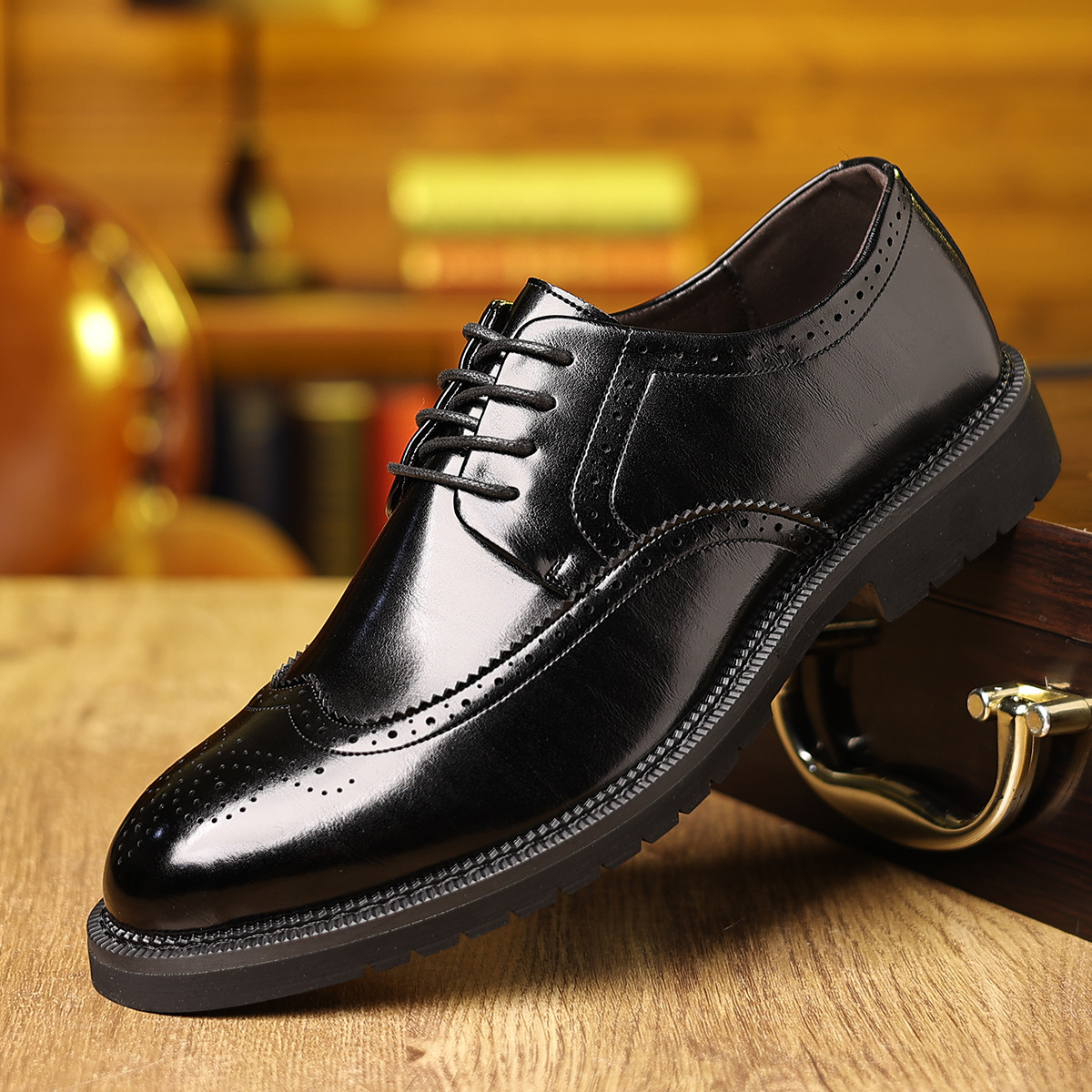 Salvador® | Bristol Brogue Leather Dress Shoes