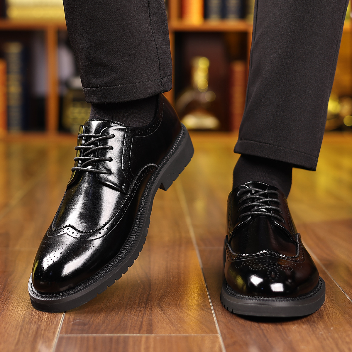 Salvador® | Bristol Brogue Leather Dress Shoes