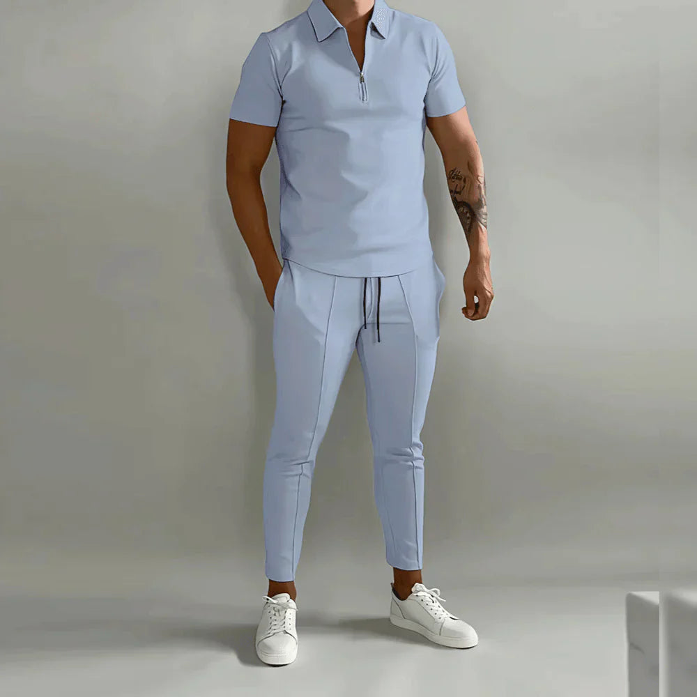 Malco® | Elegant Men'S Set Consisting Of A Polo And Elegant Trousers