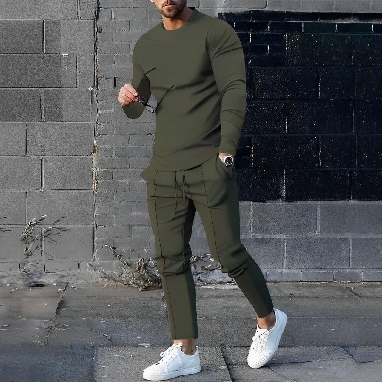 Adler® | Trendy Warm Sweater with Pants for Men