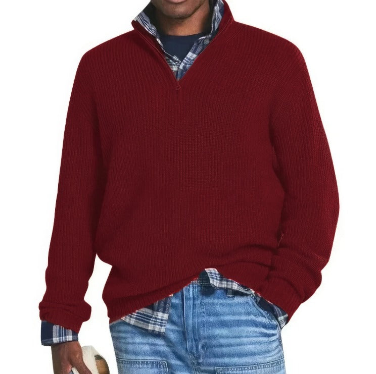 Wiley® | Knitted Sweater With Zipper For Men