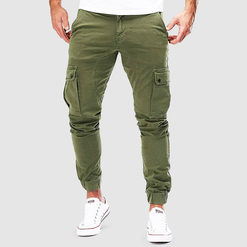 Felicísimo® | Beige Slim Cargo Pants