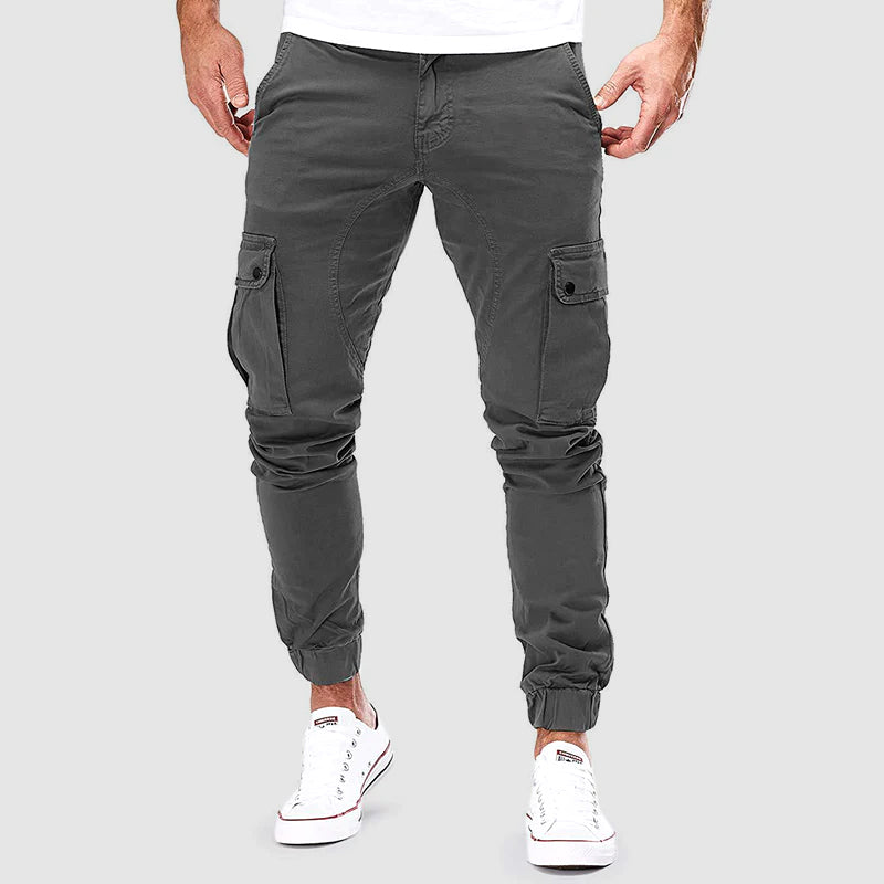Felicísimo® | Beige Slim Cargo Pants