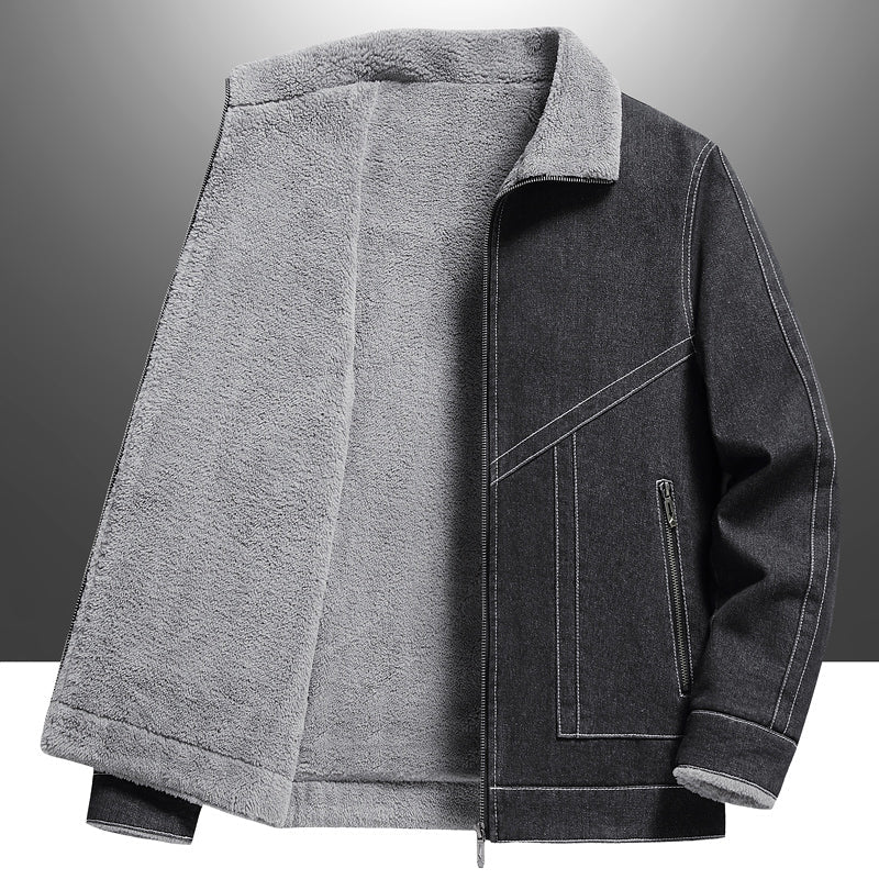 Cándido® | Boston Denim Sherpa Jacket
