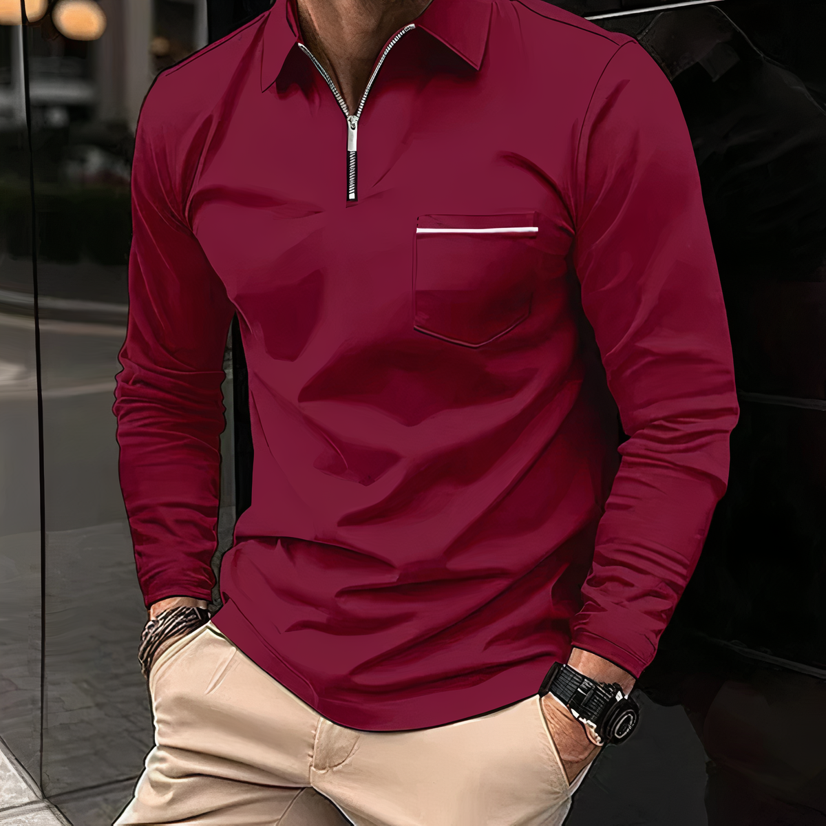 Felix® | Long Sleeve Polo Shirt