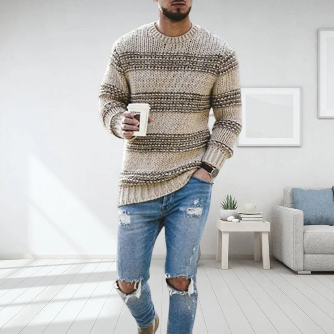 Oscar® | Chunky Knit Norwegian Sweater For Men