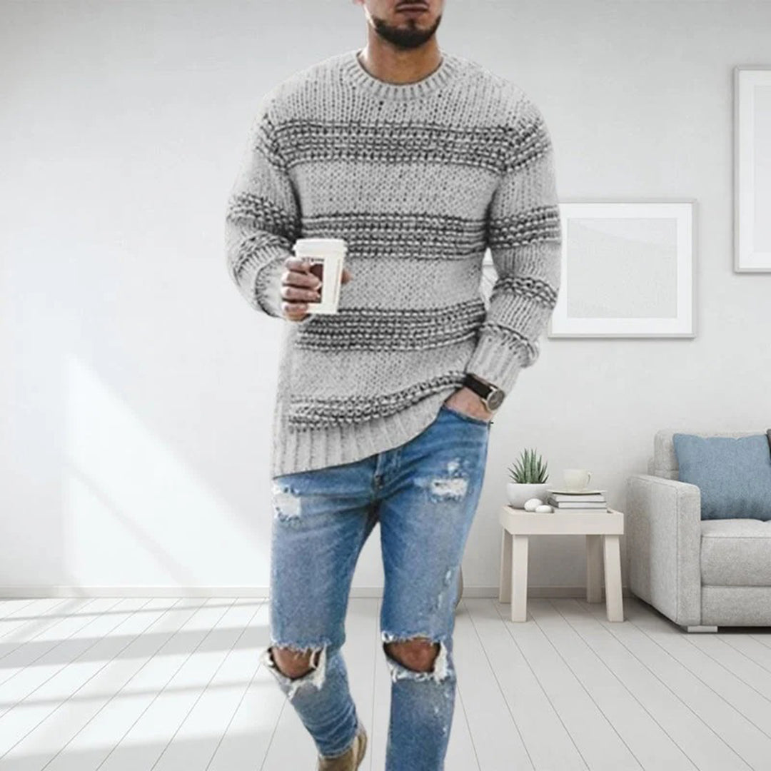 Oscar® | Chunky Knit Norwegian Sweater For Men