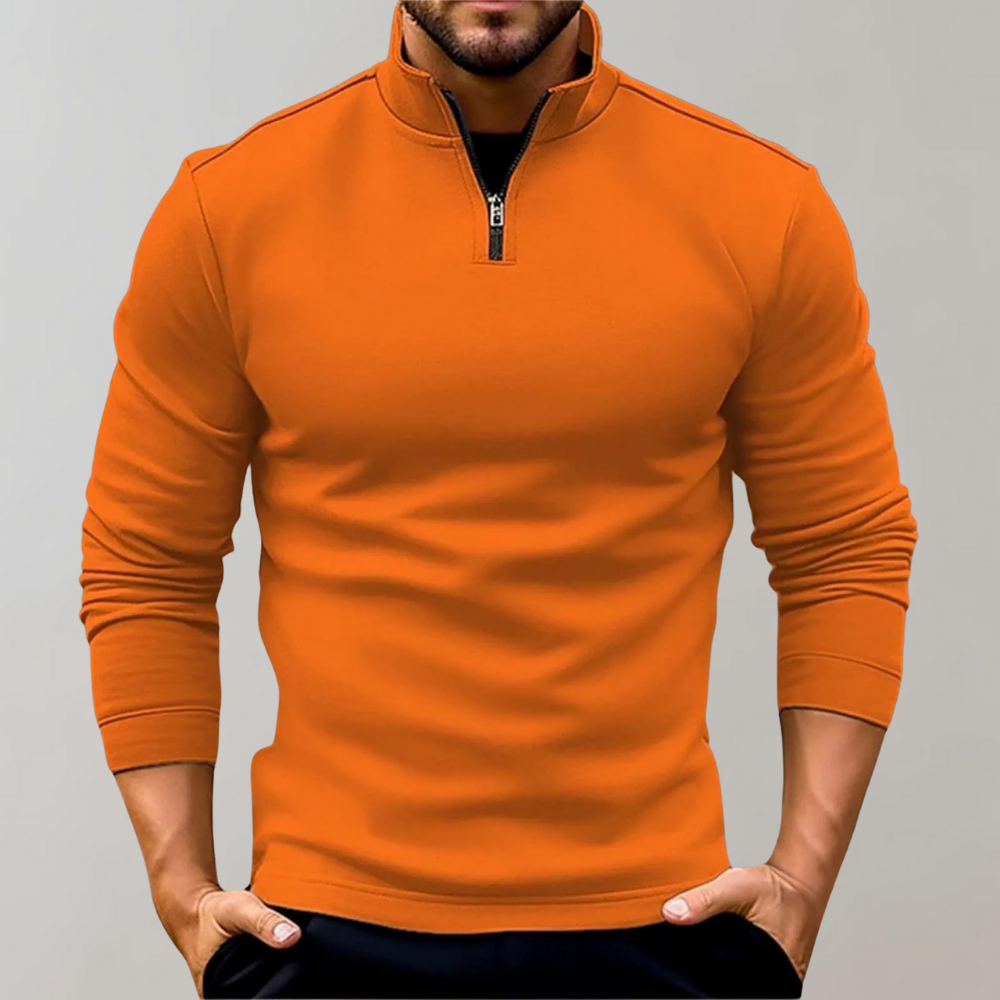 Thomas® | Men's zip-up sweater