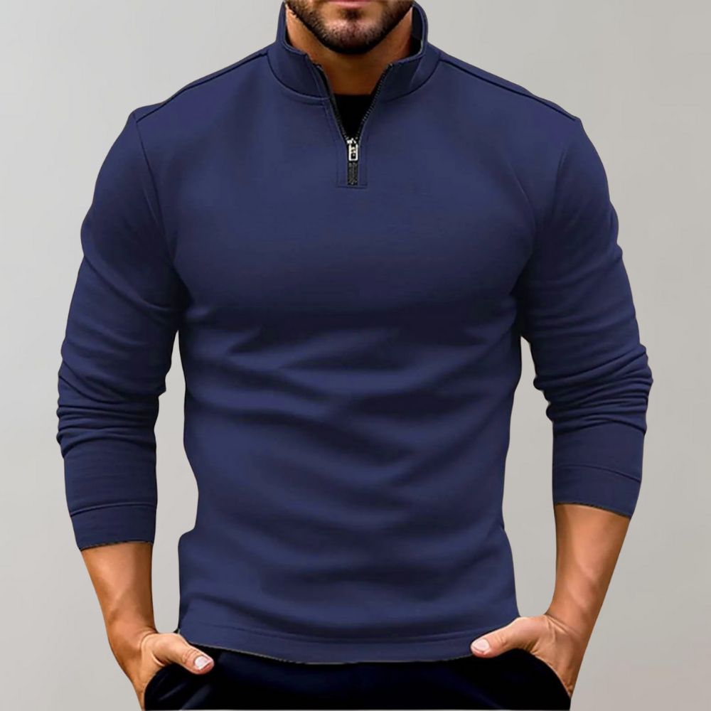 Thomas® | Men's zip-up sweater