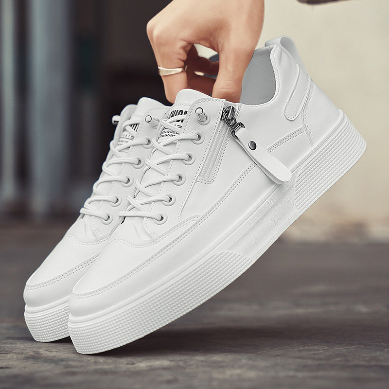 Julian® | Leather Sneakers With Zip Detail