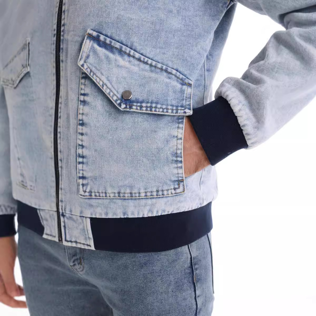 Fernando® | Jackson Denim Sherpa Jacket