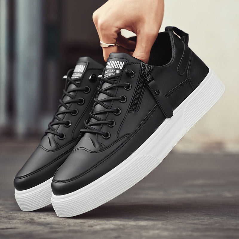 Julian® | Leather Sneakers With Zip Detail