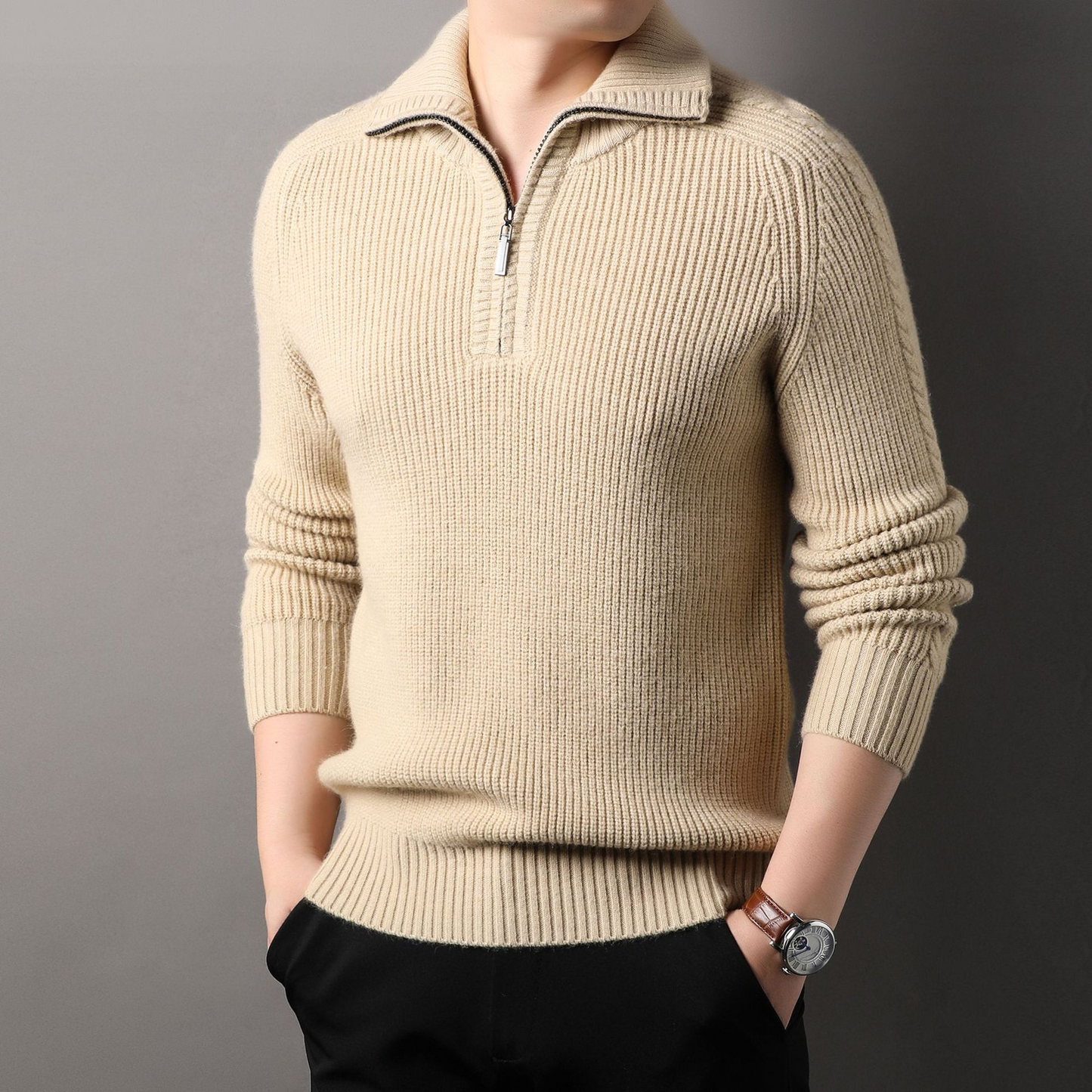 Eduardo® | Quarter-Zip Sweater