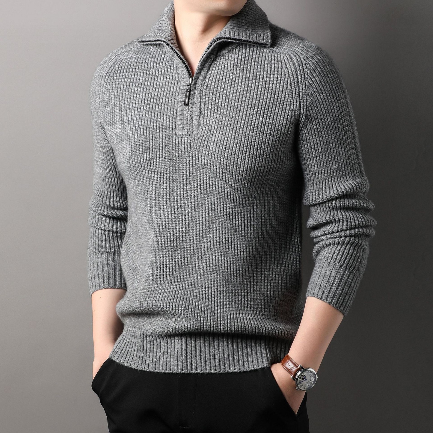 Eduardo® | Quarter-Zip Sweater