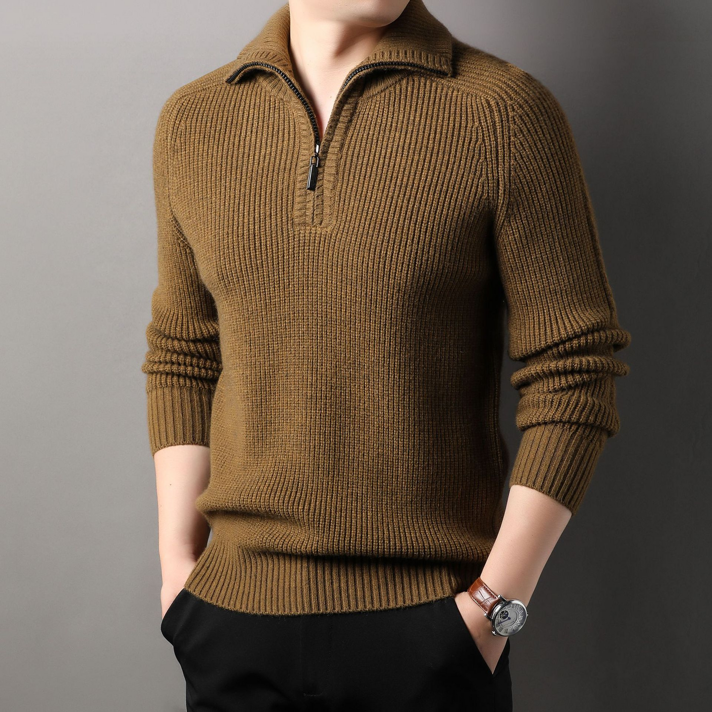 Eduardo® | Quarter-Zip Sweater