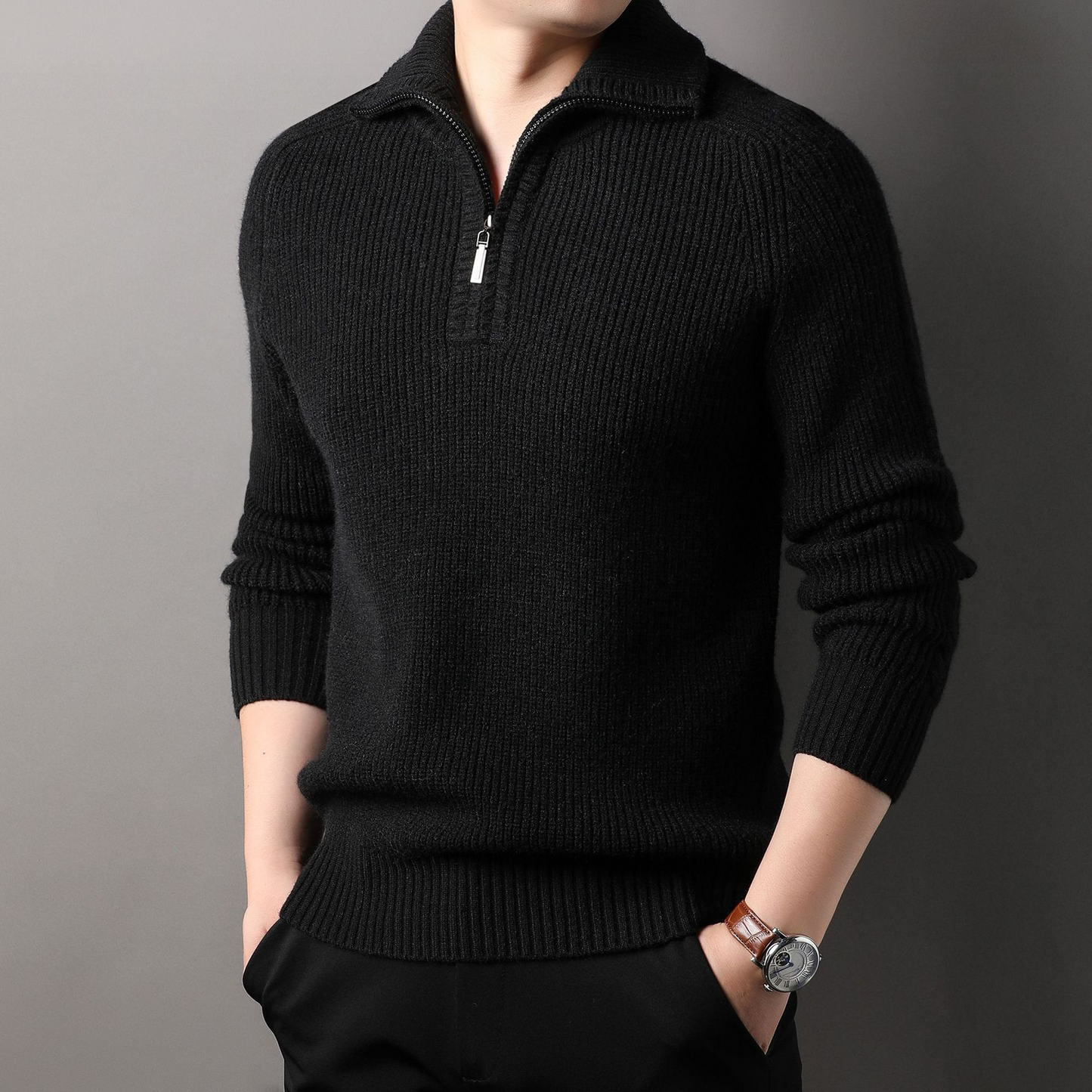 Eduardo® | Quarter-Zip Sweater