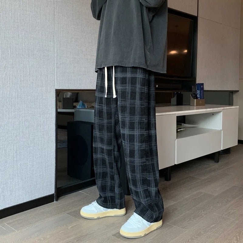 Flavio® | Corduroy Checked Baggy Pants
