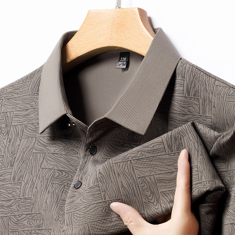 Ireneo® | Premium Geometric Polo Shirt