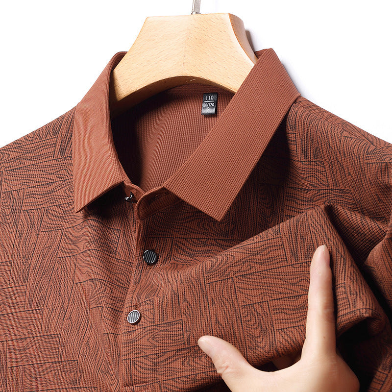 Ireneo® | Premium Geometric Polo Shirt