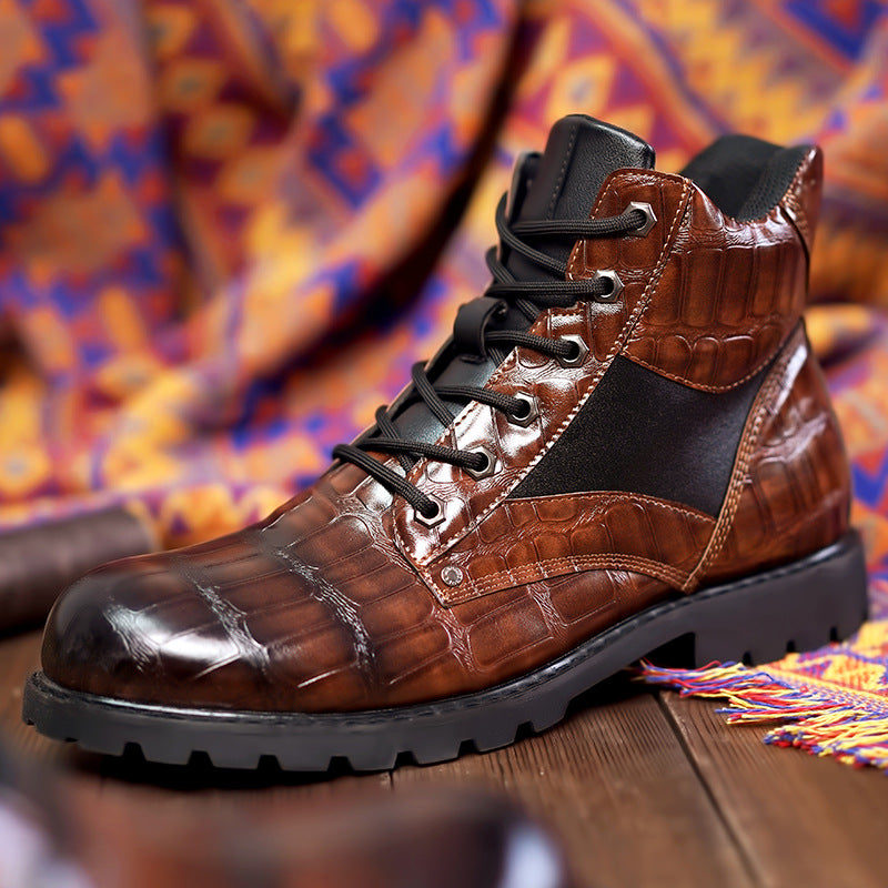 Pablo® | Exclusive crocodile leather boots