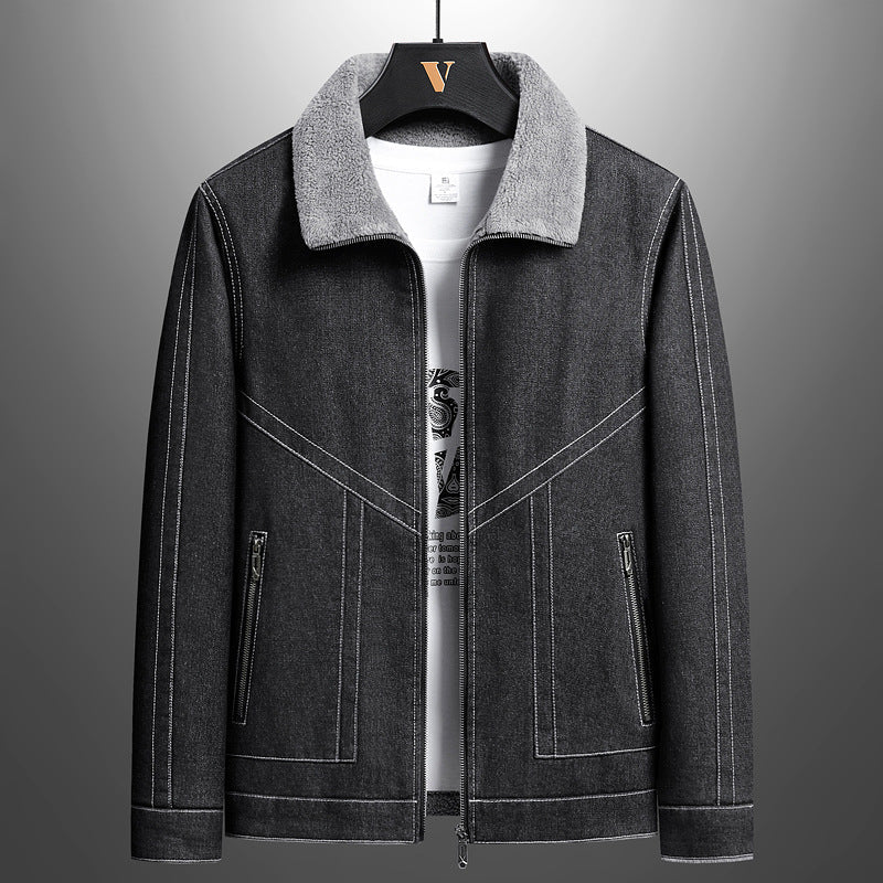 Cándido® | Boston Denim Sherpa Jacket