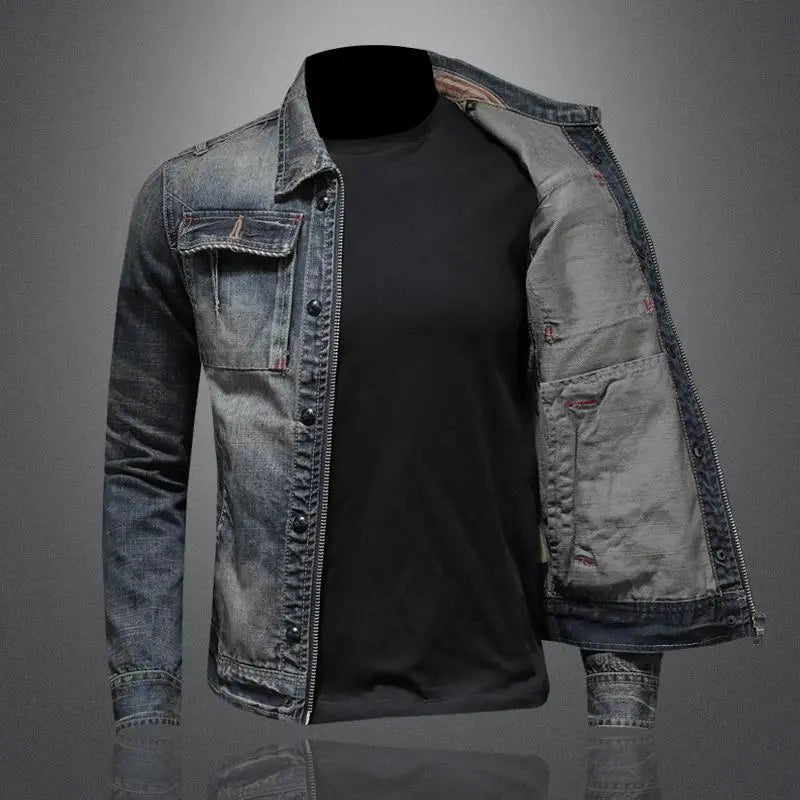 Elijah® | Retro Denim Jacket