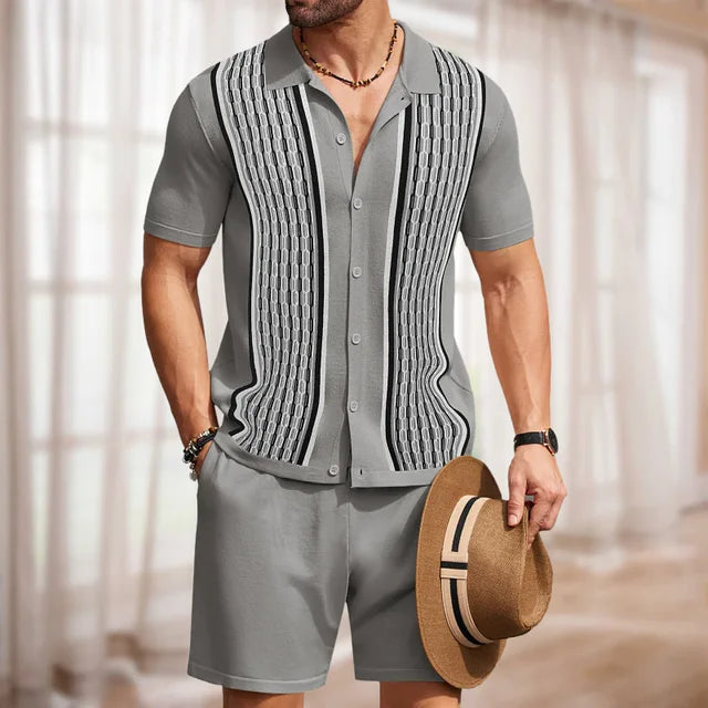 Elston® | Summer Two-Piece Set With Short Sleeves