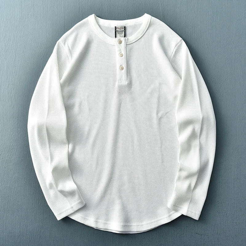 Esteban® | Henley In Cotone Waffle