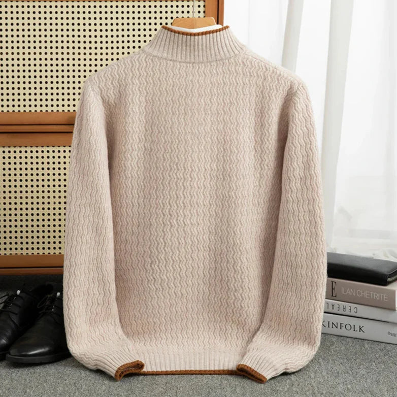 Ismael® | Half-zip wool sweater