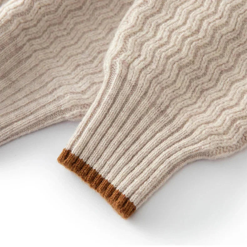 Ismael® | Half-zip wool sweater